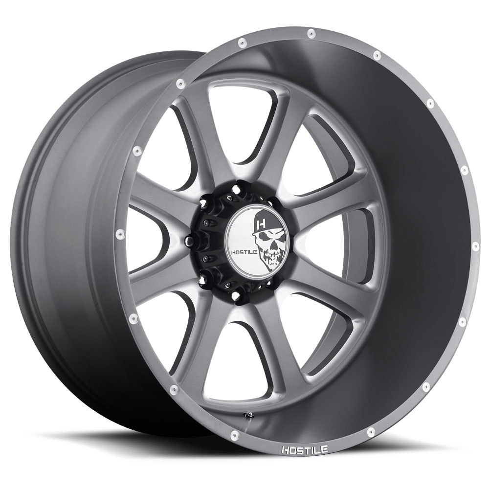 H105 EXILE (8L) Iron Cut - Hostile Wheels H105 EXILE (8L) Iron Cut - Hostile Wheels